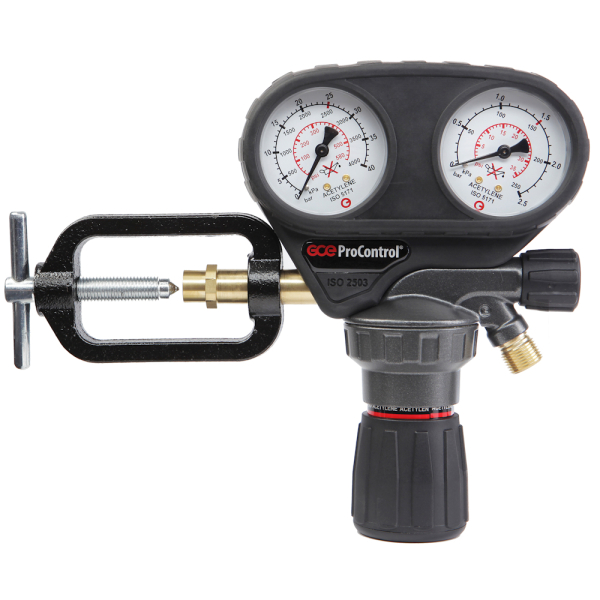GCE Flaschendruckminderer ProControl für Azetylen - 25 bar